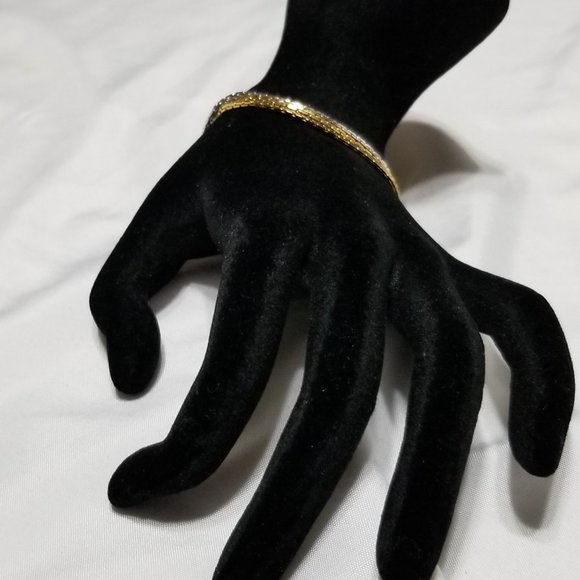 Vintage Avon Multi-Chain Silver and Gold Bracelet (J086) - Picture 3 of 12